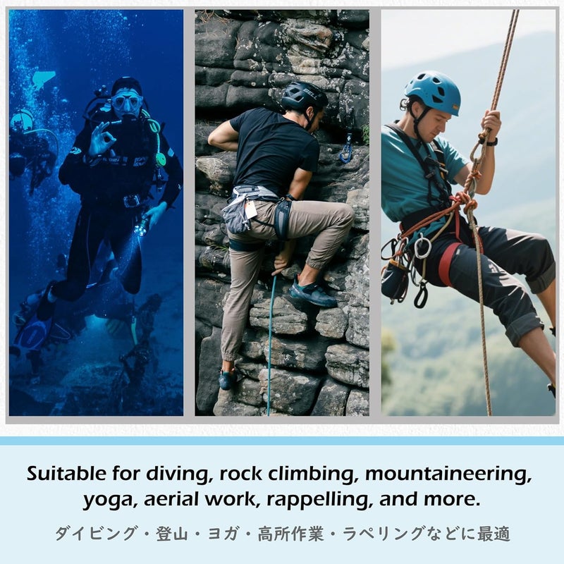 TRIWONDER Rescue Figure 8 Descender, 35kN 50kN Aluminum Rappelling Belay Gear Climbing Rigging Plate Downhill Equipment Heavy Duty - Image 4